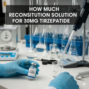 how much reconstitution solution for 30mg tirzepatide
