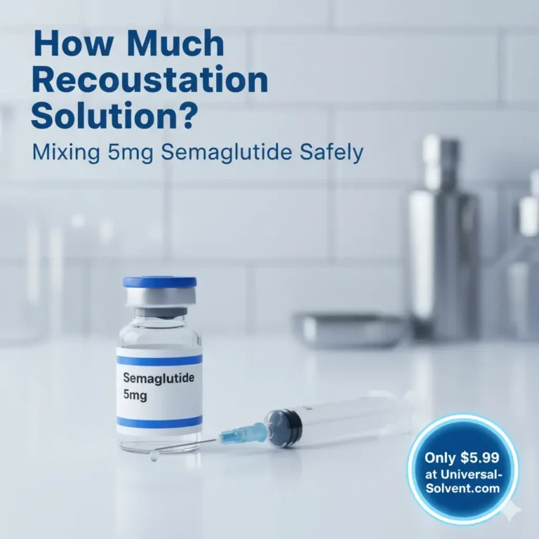 How Much Reconstitution Solution for 5mg Semaglutide