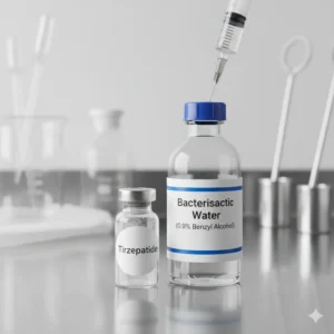 how to mix tirzepatide with bacteriostatic water